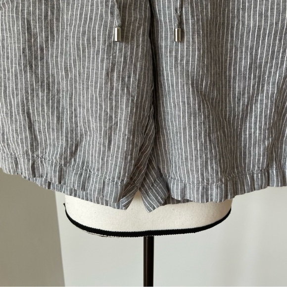 Chico’s size 0.5 women’s 6 100% linen shorts with drawstring - Picture 10 of 16